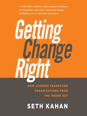 cover image of Getting Change Right